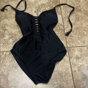 black small Hollister swimsuit never worn